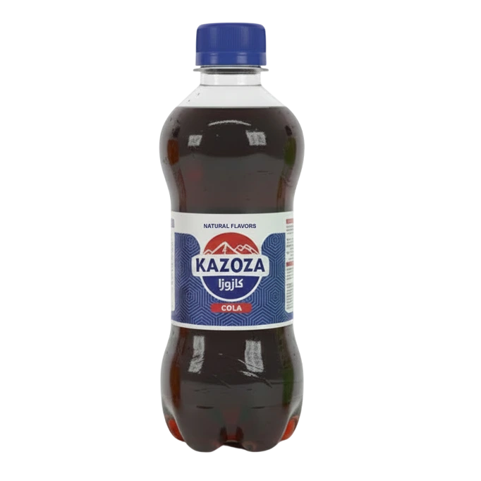 Water, Gas: Carbon dioxide, Sugar, Food Color, Caramel E150d, Acid: Phosphoric acid E338, Stabilizer: Arabic gum E414, Flavoring:  Caffeine 10mg/100ml.Produced and packaged by Barley Industrial and Trade Company, Sadat City, on behalf of Trans Global Company.